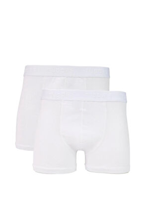 Erkek 6'lı Pamuklu Likralı Esnek Kumaş Boxer