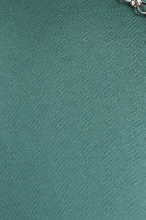 Unisex Oversize Geniş Kesim %100 Pamuk Yumuşak Dokulu Basic Bisiklet Yaka Yeşil Tişört