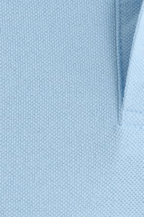 Erkek Slim Fit Dar Kesim Premium Seri %100 Pamuk Yumuşak Dokulu Merserize Mavi Polo Yaka Tişört 