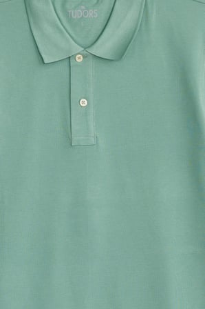 Erkek Slim Fit Dar Kesim Premium Seri %100 Pamuk Yumuşak Dokulu Merserize Yeşil Polo Yaka Tişört 