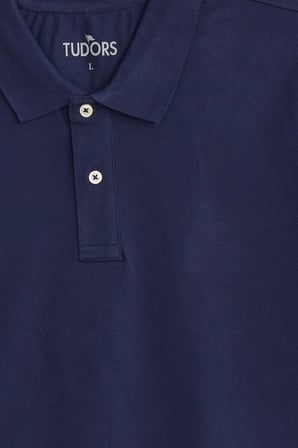 Erkek Slim Fit Dar Kesim Premium Seri %100 Pamuk Yumuşak Dokulu Merserize Lacivert Polo Yaka Tişört 