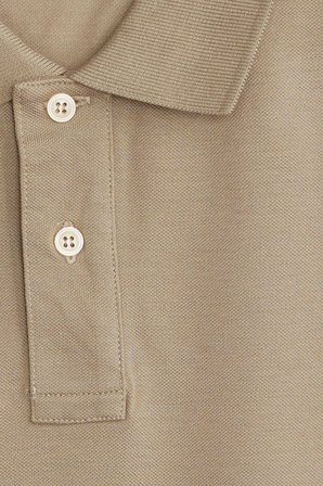 Erkek Slim Fit Dar Kesim Premium Seri %100 Pamuk Yumuşak Dokulu Merserize Kahve Polo Yaka Tişört 