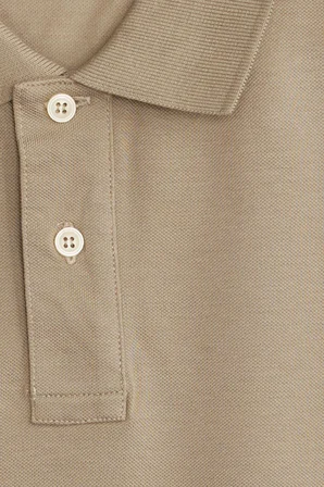 Erkek Slim Fit Dar Kesim Premium Seri %100 Pamuk Yumuşak Dokulu Merserize Kahve Polo Yaka Tişört 
