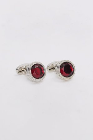 Erkek Oval Bordo Kol Düğmesi