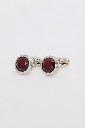 Erkek Oval Bordo Kol Düğmesi