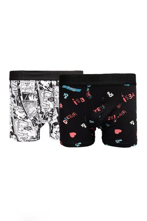 Erkek 10'lu Likralı Pamuklu Esnek Kumaş Premium Seri Boxer
