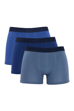 Erkek 10'lu Likralı Pamuklu Esnek Kumaş Premium Seri Boxer