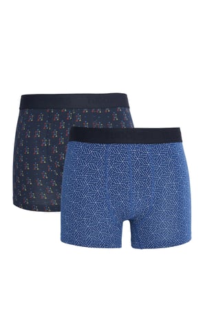 Erkek 10'lu Likralı Pamuklu Esnek Kumaş Premium Seri Boxer