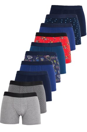 Erkek 10'lu Likralı Pamuklu Esnek Kumaş Premium Seri Boxer