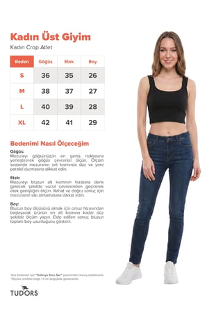Kadın Slim Fit Dar Kesim Likralı Siyah Crop Atlet 
