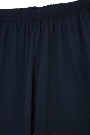 Erkek Standart Fit Rahat Kesim Uzun Kollu Pamuklu Gri Lacivert Pijama Takımı