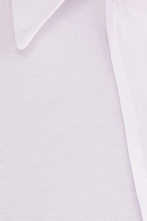 Kadın 2'li Paket Beyaz Slim Fit Dar Kesim Uzun Kollu Pamuklu Vücuda Oturan Dokulu Basic Gömlek
