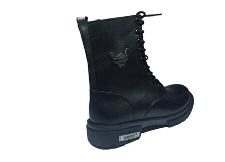 2007 OrtopedikAL HRL1230 Klt Erkek Bot % 100 Deri Bağcık +Fermuarlı