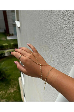 GOLD RENK AYNALI ZİNCİR ŞAHMERAN