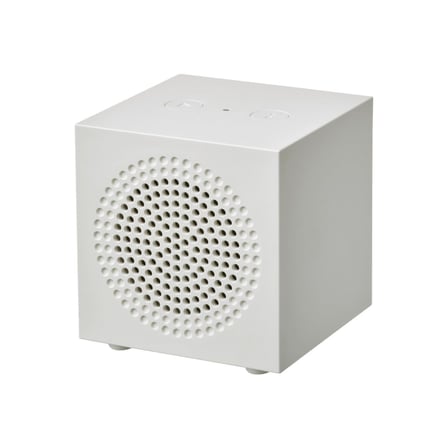 Taşınabilir Bluetooth Hoparlör, Beyaz, 7x7 cm
