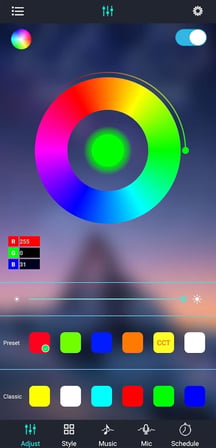 Rgb Şerit Led Kontrol Cihazları - Bluetooth, Sese ve Müziğe Duyarlı, 24 Tuşlu - 6 Amper, 10 Metreye kadar Rgb Şerit led Çalıştırır (1, Bluetooth Kontrol Cihazı)