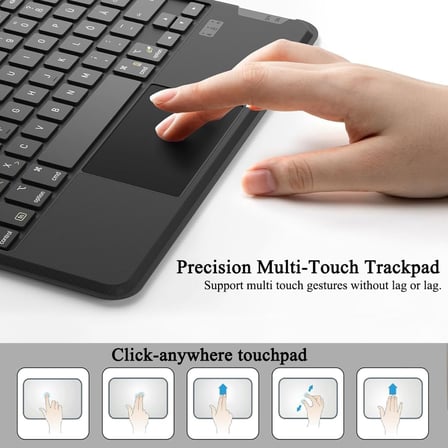 Galaxy Tab S10 Ultra/S9 Ultra/S8 Ultra 14.6inç için ile Uyumlu Magic Keyboard Işıklı Mag Touchpad Blutooth Işıklı Standlı Klavyeli Kılıfı