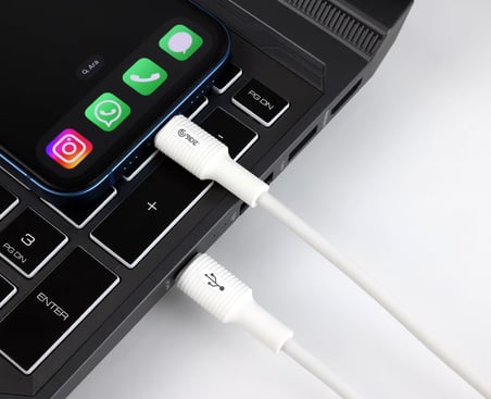 iPhone 27W USB C To Lightning Hızlı şarj ve Data Kablosu (1m) iPhone Hızlı Şarj Kablosu 14/13/12/12 Pro Max/11/Xs Max/XR/X,AirPods Pro Uyumlu RMX-480