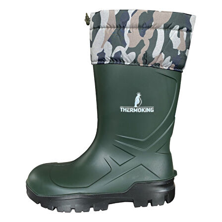 Thermoking PU Kısa Konçlu Haki Çizme 45
