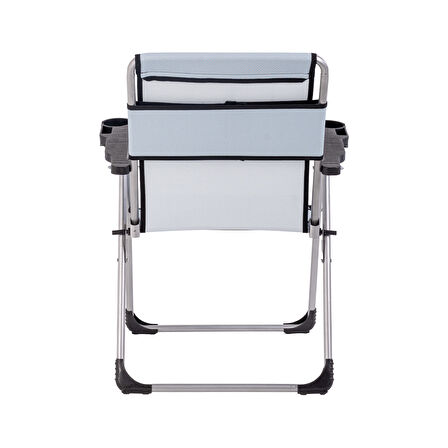 Katlanabilir Piknik ve Kamp Sandalyesi - Bardaklıklı - Rock - Turkuaz (A-01)- 140KG Taşıma