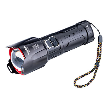 Wison El Feneri - Zoomlu - Şarjlı 55 W - Metal Gövde