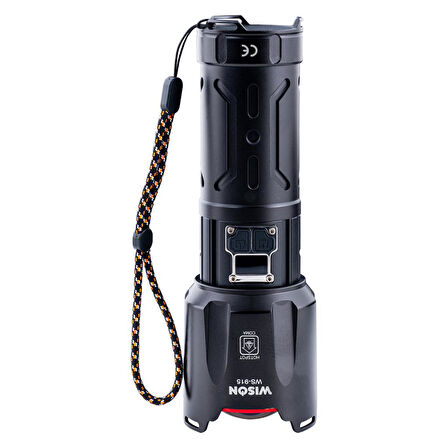 Wison El Feneri - Zoomlu - Şarjlı 55 W - Metal Gövde