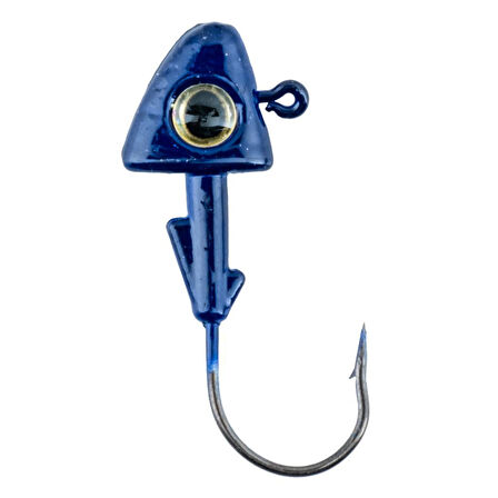 Jighead - Zoka - Kurşunlu Olta İğnesi - (XH-A 07) - Mavi - 6 Gr - 5 Adet