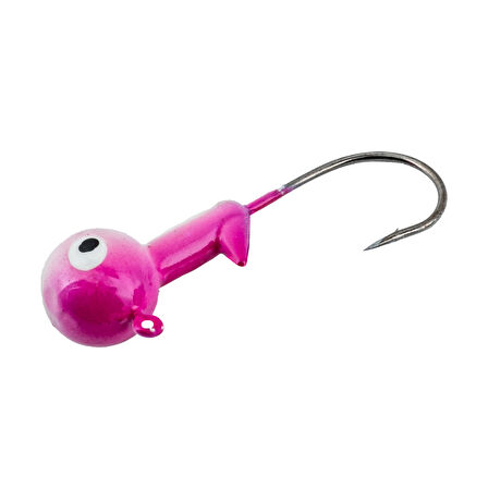 Jighead - Zoka - Kurşunlu Olta İğnesi - (XH-A 02) - Pembe Beyaz - 21 Gr - 5 Adet