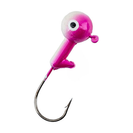 Jighead - Zoka - Kurşunlu Olta İğnesi - (XH-A 02) - Pembe Beyaz - 21 Gr - 5 Adet