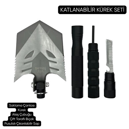 Dağcılar ve Kampçılar İçin 4’lü Outdoor Macera Seti