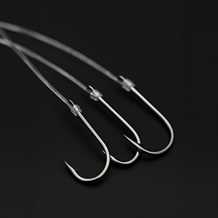 3 İğneli Kurşunlu Beden Takımı - Dip Beden Oltası - Fırdöndülü - 25 gr