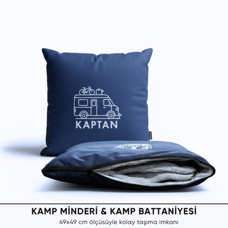 Kamp Minderi & Katlanabilir Polar Kamp Battaniyesi - Argeus - TV Battaniye - Acil Durum Battaniyesi - 200*180cm