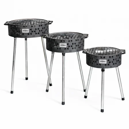 Taşınabilir Kömür Barbekü Mangal - Orta - 40cm*13cm*60cm