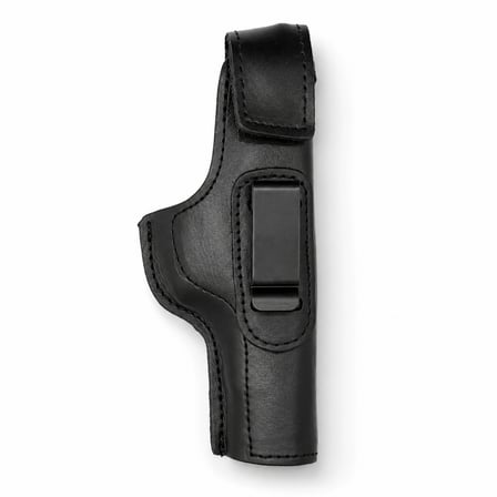Savage Cırtlı Maşalı Napa Deri Tabanca Kılıfı Glock 19 - Siyah