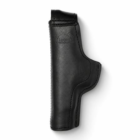 Savage Cırtlı Maşalı Napa Deri Tabanca Kılıfı Glock 19 - Siyah