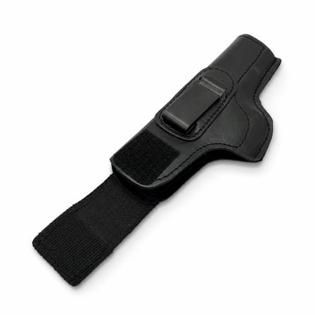 Savage Cırtlı Maşalı Napa Deri Tabanca Kılıfı Glock 19 - Siyah
