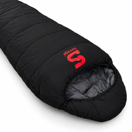 Kamp Uyku Tulumu - Zenith - Siyah - Extreme -30C° - Savage YS-530