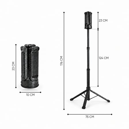 Şarj Edilebilir Çok Amaçlı Led Aydınlatma - Wison - 5000 Lümen (WS-723)