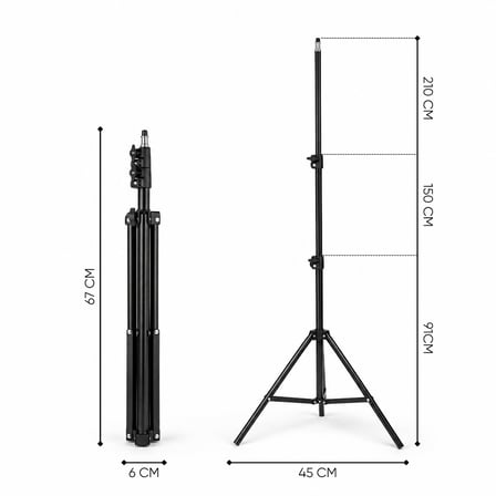 Ayarlanabilir Tripod - Kamera - Telefon - Wison - 210cm (WS-110)