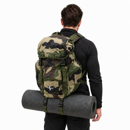 Su Geçirmez Outdoor Sırt Çantası - Kamp Çantası - Savage Ventura 35LT - Kamuflaj