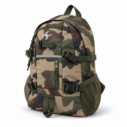 Su Geçirmez Outdoor Sırt Çantası - Kamp Çantası - Savage Ventura 40LT - Kamuflaj