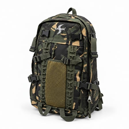 Su Geçirmez Outdoor Sırt Çantası - Dağcı Çantası - Savage Ventura 50LT- Kamuflaj