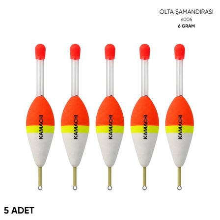 Işık Tüplü Olta Şamandırası - Kamachi - (6006) - 5 Adet - 6 gr