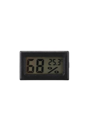 Mini Lcd Dijital Elektronik Siyah Termometre Higrometre Sıcaklık Nem Ölçer (KABLOSUZ)