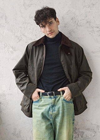 Stuf&Co  /Barn Yağlı Ceket Olive / Barn Wax Jacket/  Barn Waxed Cotton Jacket  