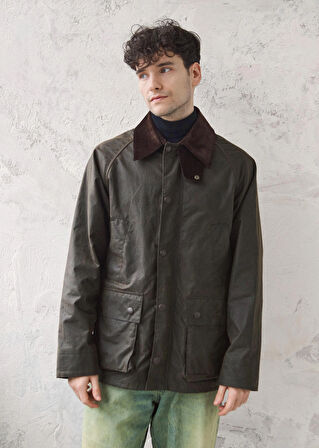 Stuf&Co  /Barn Yağlı Ceket Olive / Barn Wax Jacket/  Barn Waxed Cotton Jacket  