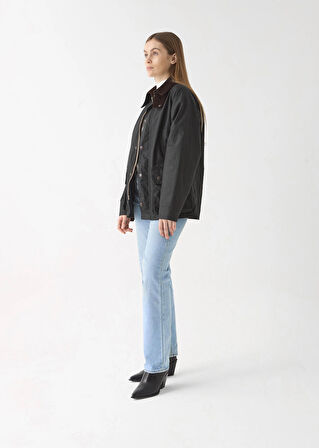 Stuf&Co /Barn Yağlı Ceket  BLACK / Barn Wax Jacket/ Barn Waxed Cotton Jacket