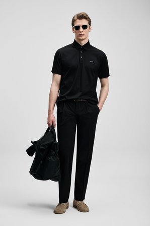 Lufian Erkek Hudson Smart Polo T-Shirt 111040234 Siyah