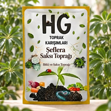 HG Şeflera (Schefflera) Toprağı (HG-SEF-05L)