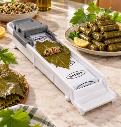 Pratik Yaprak Sarma Makinesi – 3 Kademeli Manuel Dolma ve Sarma Aparatı